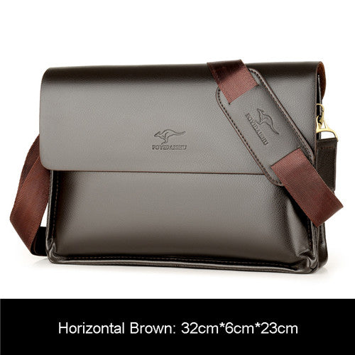 Hot!!! Brand High Quality leather messenger bag,fashion men's shoulder bag Business Cross body bag casual briefcase
