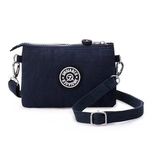 Women Messenger Bags Nylon Female Coin Purse Zipper Mobile Phone Crossbody Bag Shoulder Wallet Clutch Handbag Wristlets