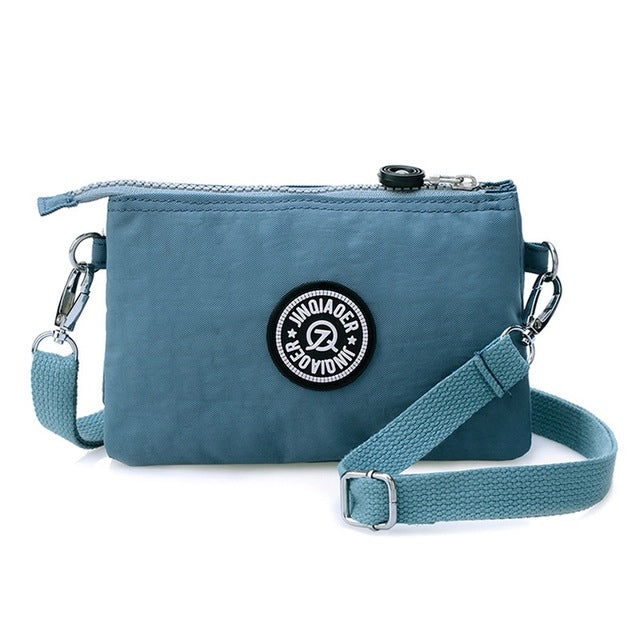 Women Messenger Bags Nylon Female Coin Purse Zipper Mobile Phone Crossbody Bag Shoulder Wallet Clutch Handbag Wristlets