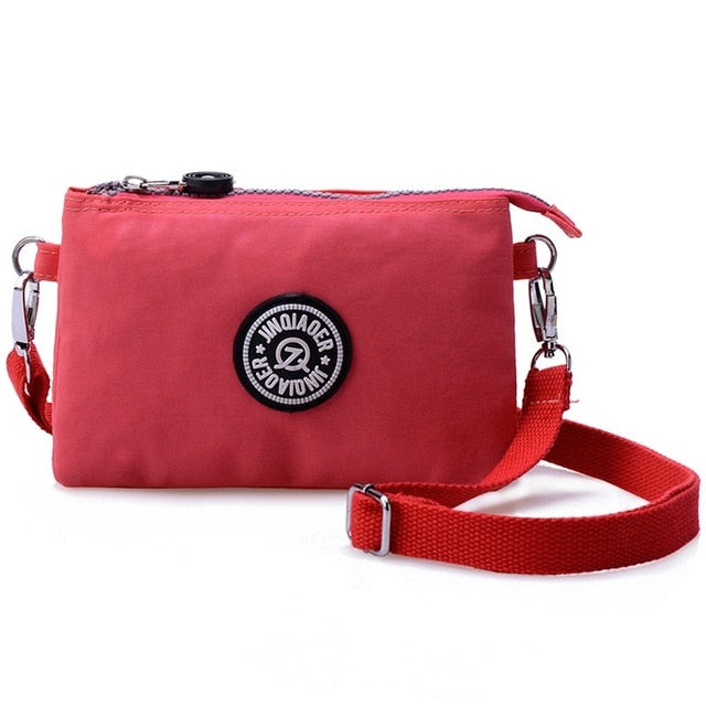 Women Messenger Bags Nylon Female Coin Purse Zipper Mobile Phone Crossbody Bag Shoulder Wallet Clutch Handbag Wristlets