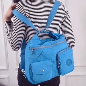 Preppy Style Women Nylon Backpack Natural School Bags For Teenager Casual Female Shoulder Bags Mochila Travel Bookbag Knapsack