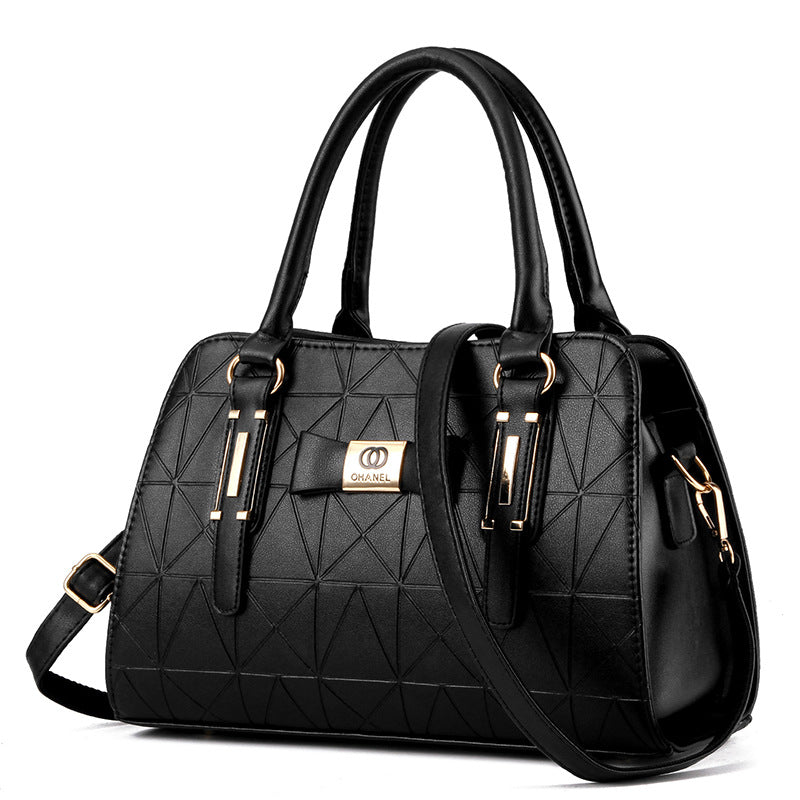 Hot Sale Fashion Women Leather Handbag Inclined Female Bow-knot Shoulder Bags Handbags Lady Shopping Tote Soft Messenger Bag Sac