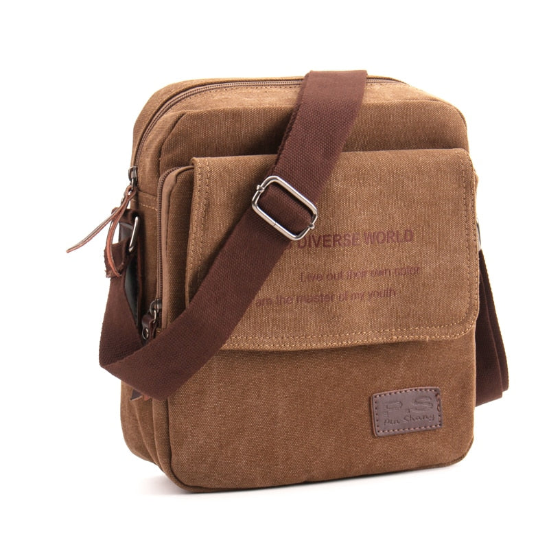 2019 NEW Men Casual Messenger Flap Bag High Quality Small Briefcase Canvas Shoulder Bags For men Business Travel Crossbody Bag