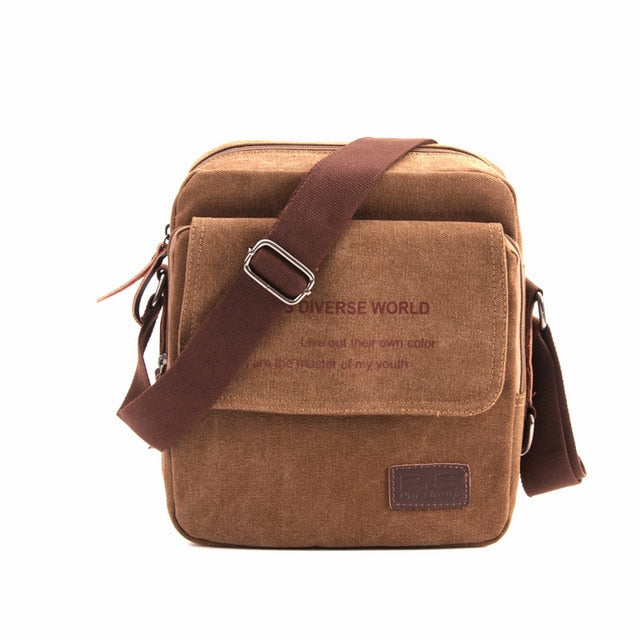 2019 NEW Men Casual Messenger Flap Bag High Quality Small Briefcase Canvas Shoulder Bags For men Business Travel Crossbody Bag