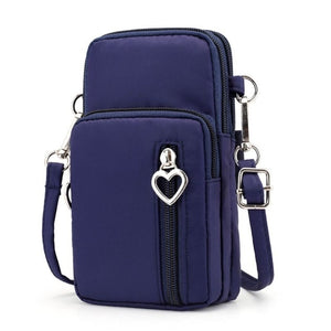 2019 Women Crossbody Mobile Phone Shoulder Bag Pouch Case Belt Handbag Satchel Purse Wallet Zip Casual Handbags Fashion